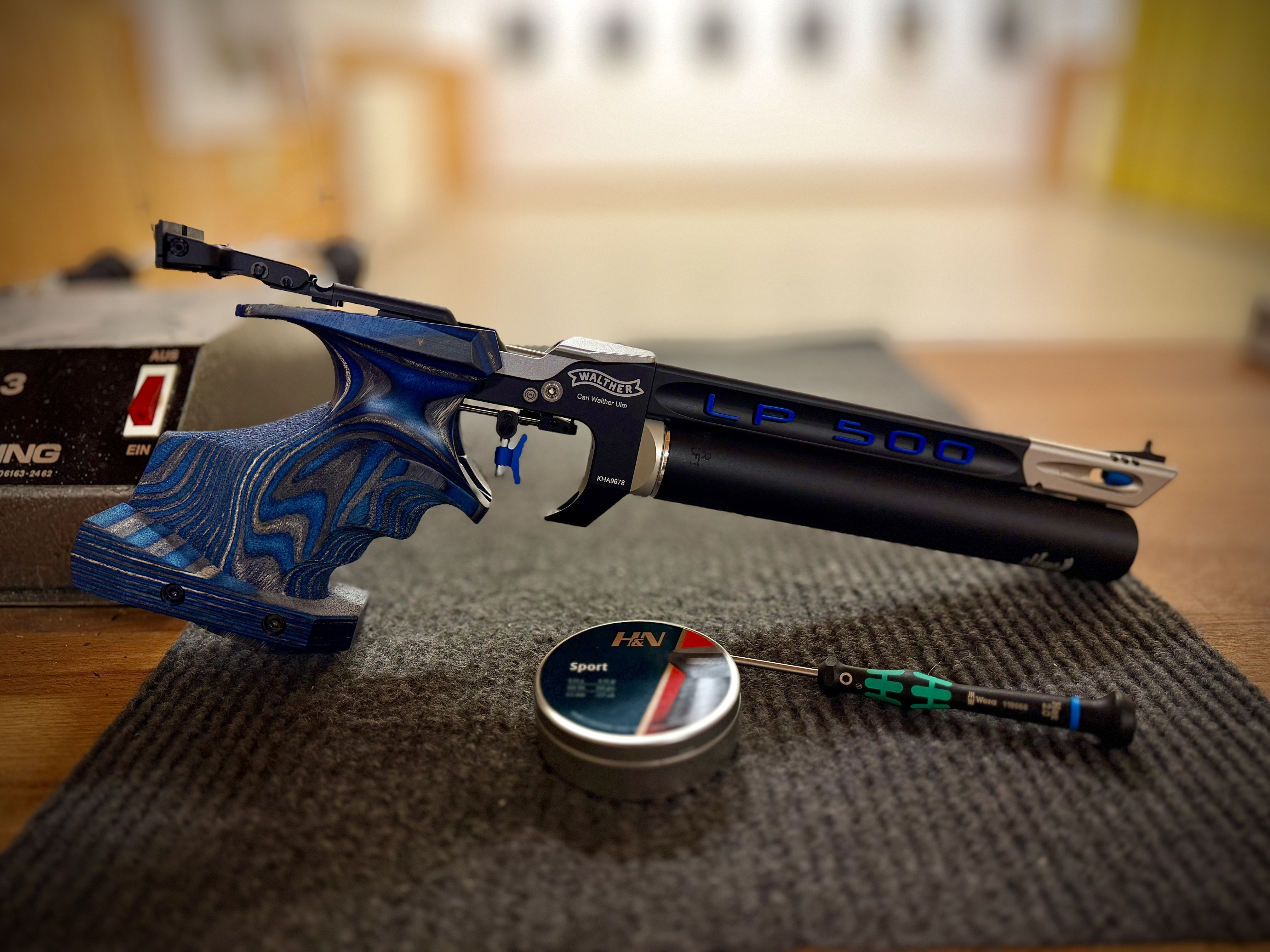 Meine Walther LP500 Expert "Blue Angel" Auflage